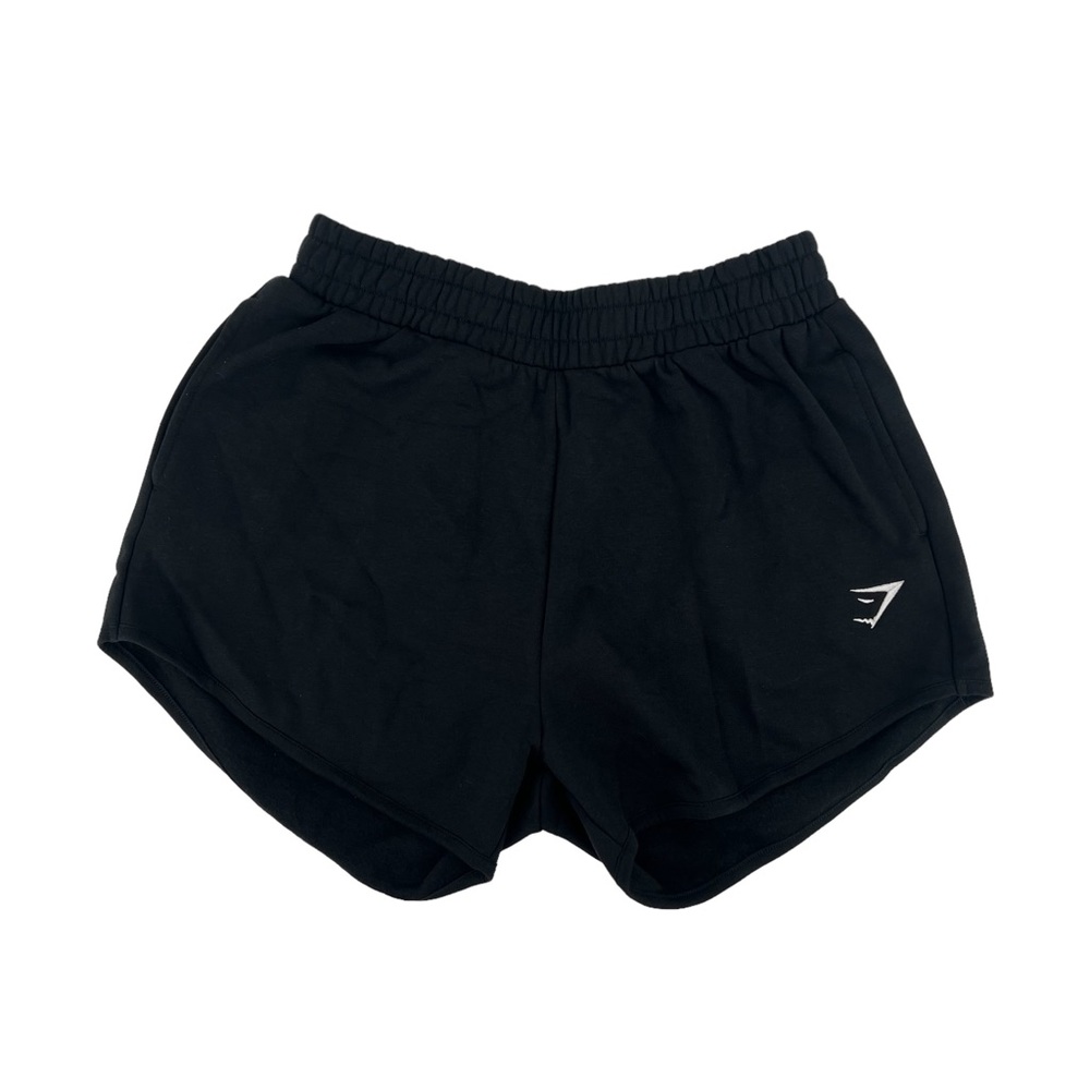 Gymshark Women’s Black Training Sweat Shorts With Pockets Size Medium